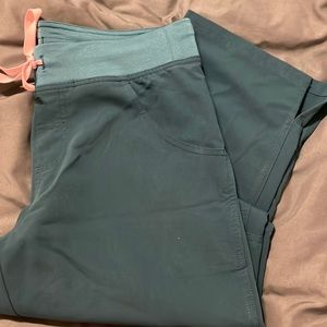 Figs Caribbean blue kade pants